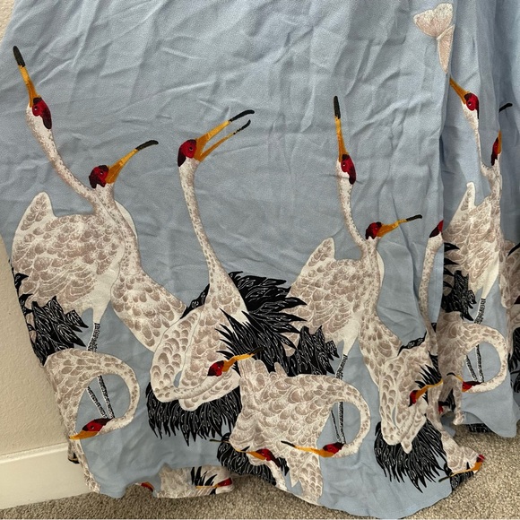 NWT Reformation Sandra Kuren Crane Butterfly
Print Maxi Dress Size S - Picture 4 of 6